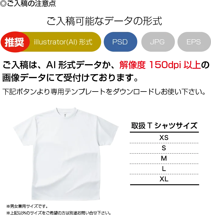 ご入稿の注意点